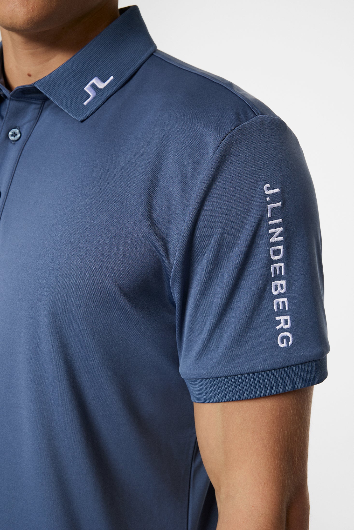 Tour Tech Slim Fit Polo / Vintage Indigo - Image 6