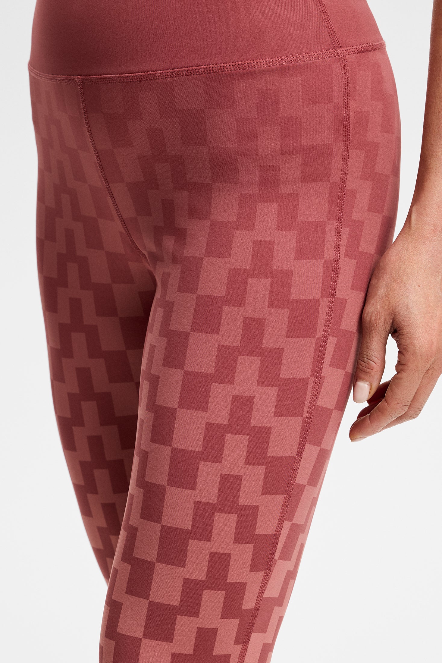 Valerie Print Leggings / Bridge Stack Apple Butter M - Image 5