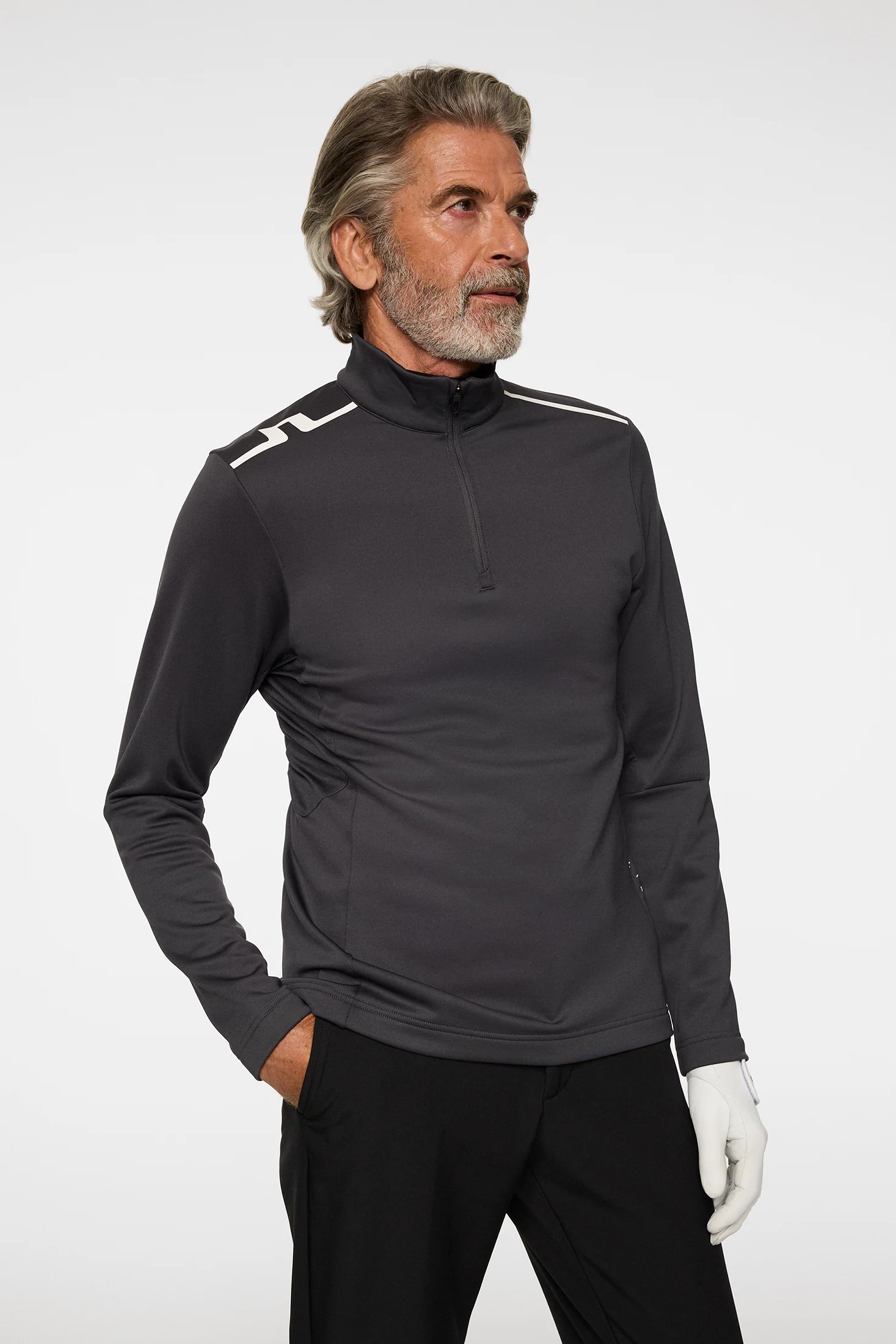Vinnie Quarter Zip Mid Layer / Asphalt - Image 5