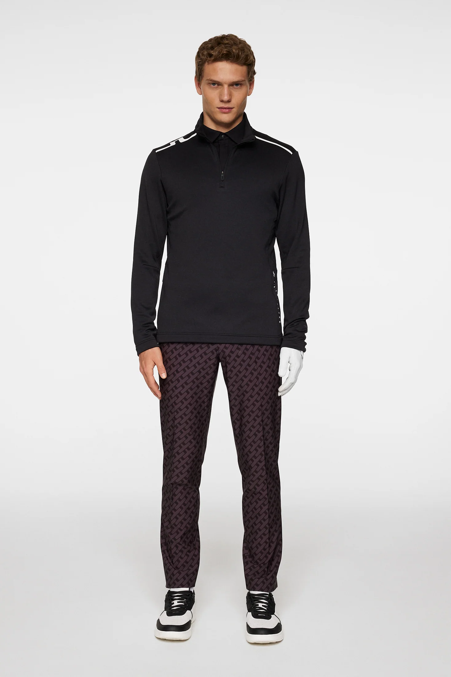 Vinnie Quarter Zip Mid Layer / Black - Image 4