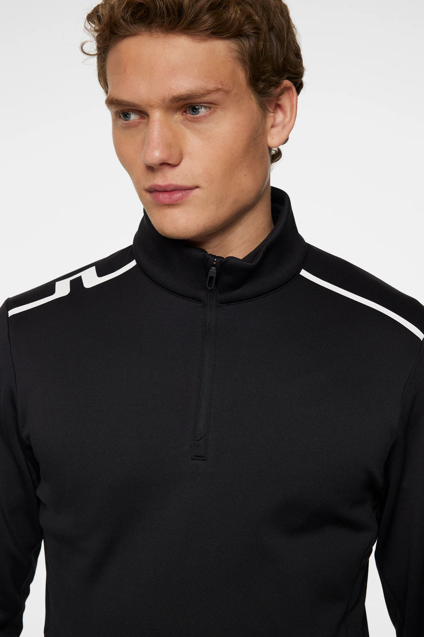 Vinnie Quarter Zip Mid Layer / Black - Image 5