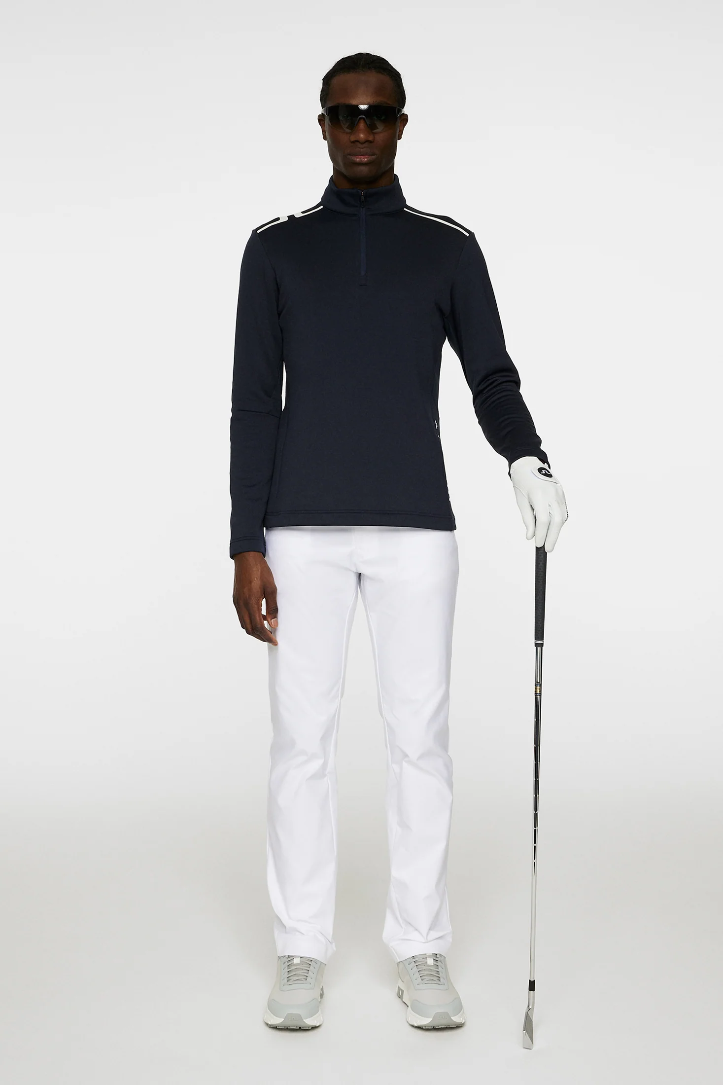 Vinnie Quarter Zip Mid Layer / JL Navy - Image 4