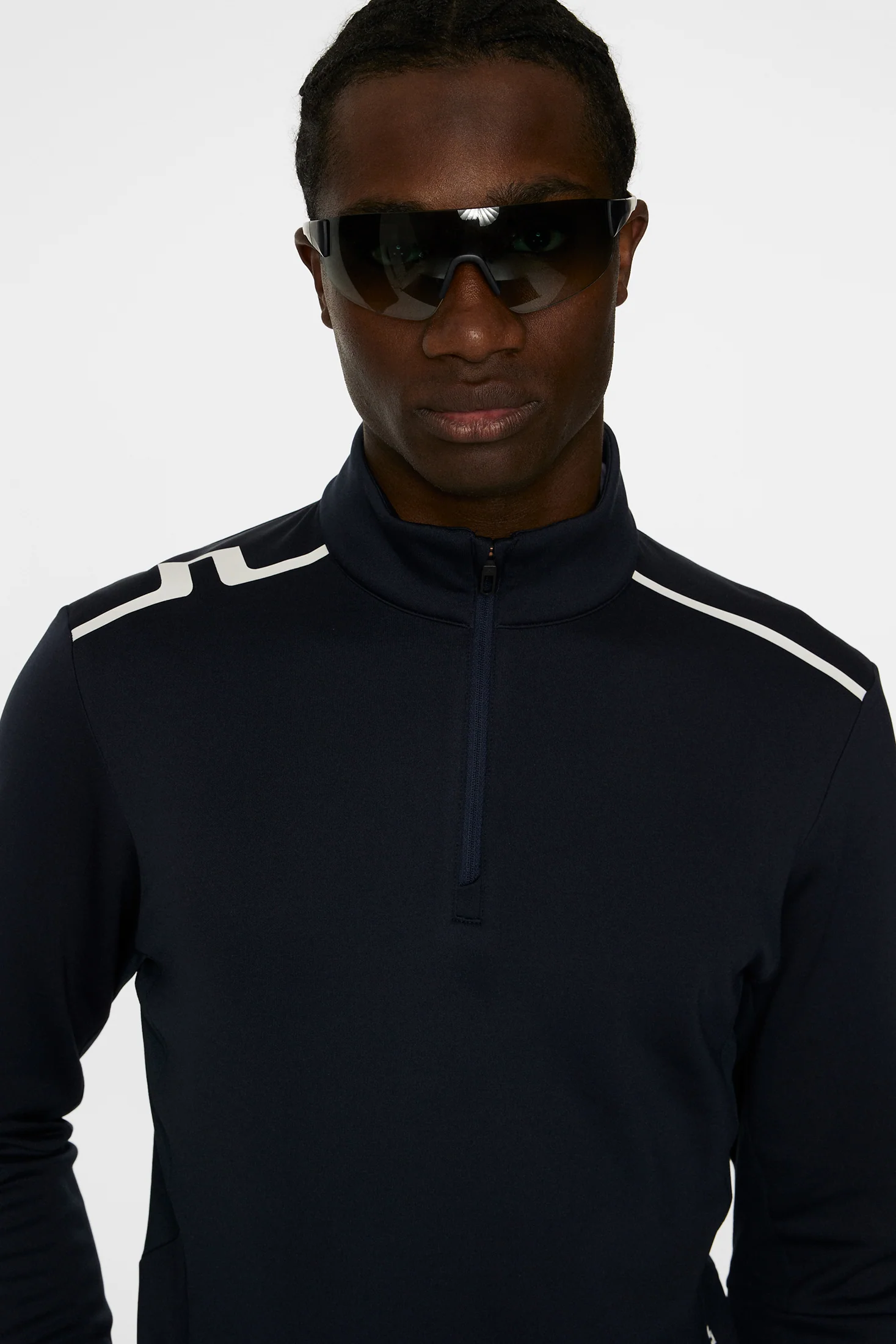 Vinnie Quarter Zip Mid Layer / JL Navy - Image 5