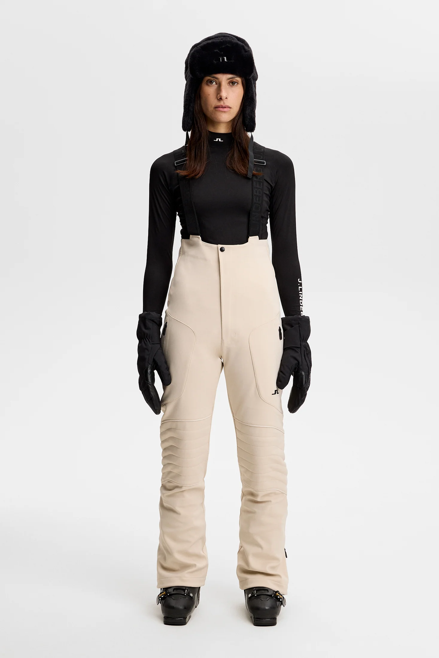 W Stanford Pro Bib Ski Pant / Moonbeam - Image 4