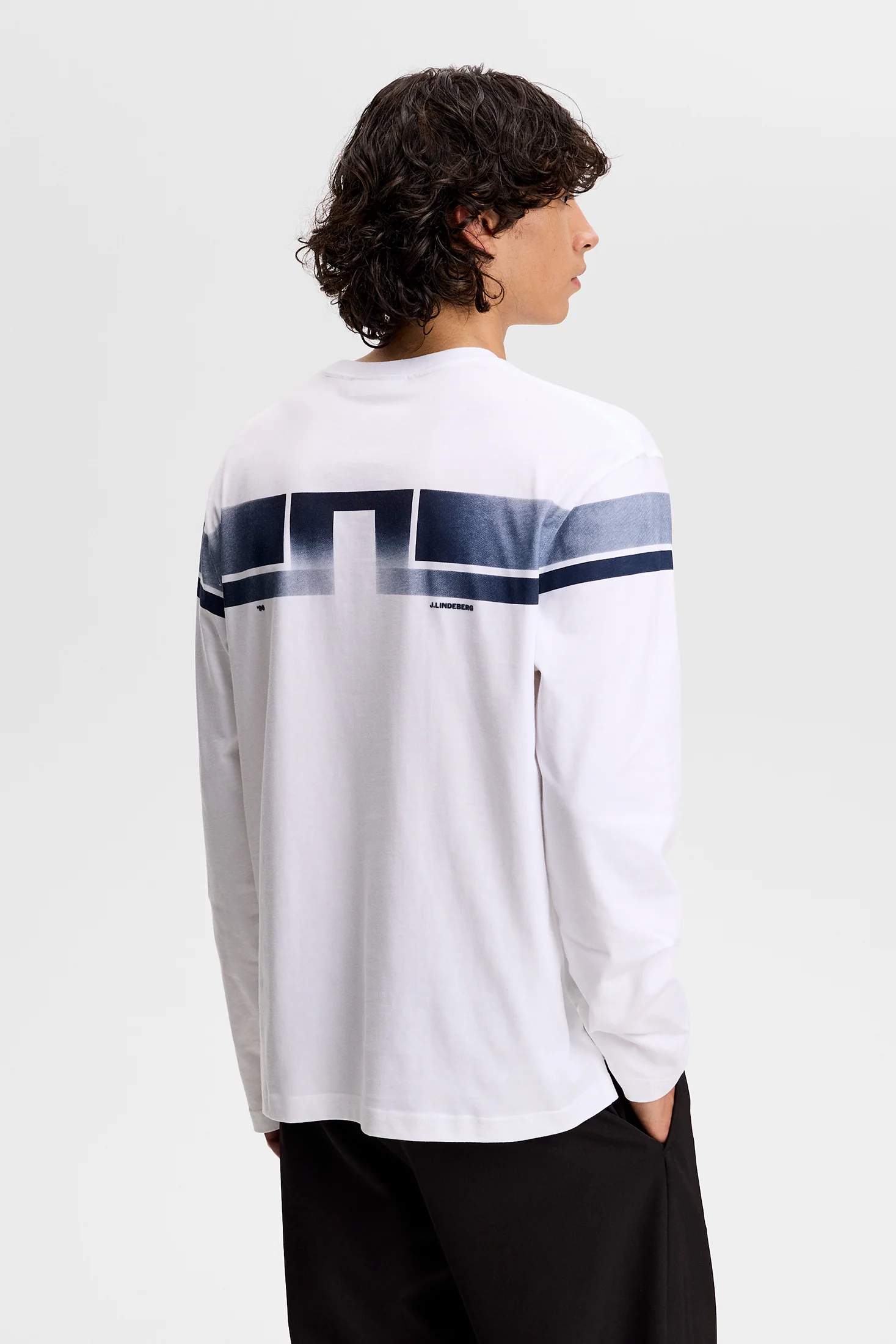 Walsh LS Bridge T-shirt / White - Image 3