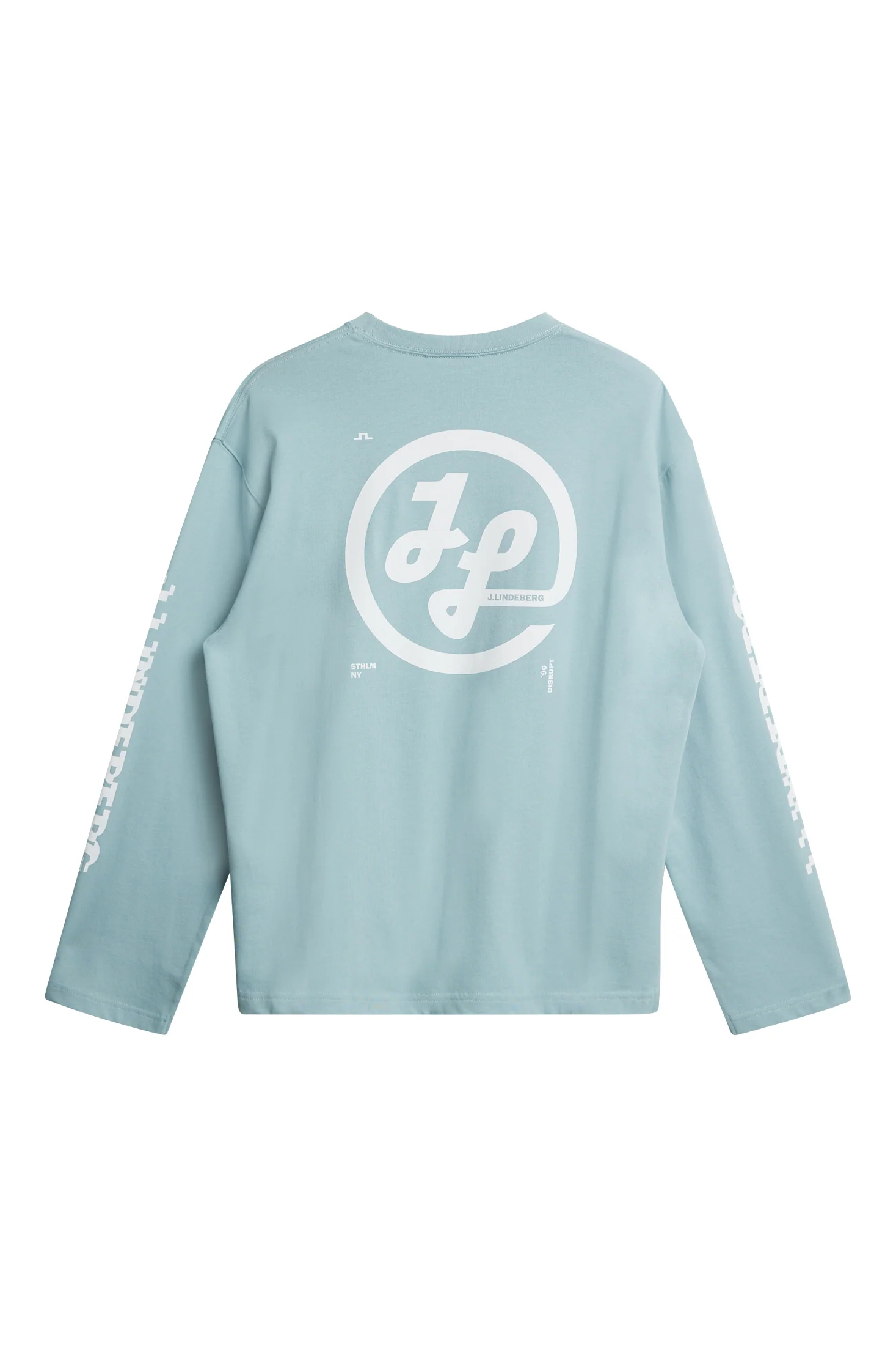 Walsh LS Print T-shirt / Forget-Me-Not - Image 2
