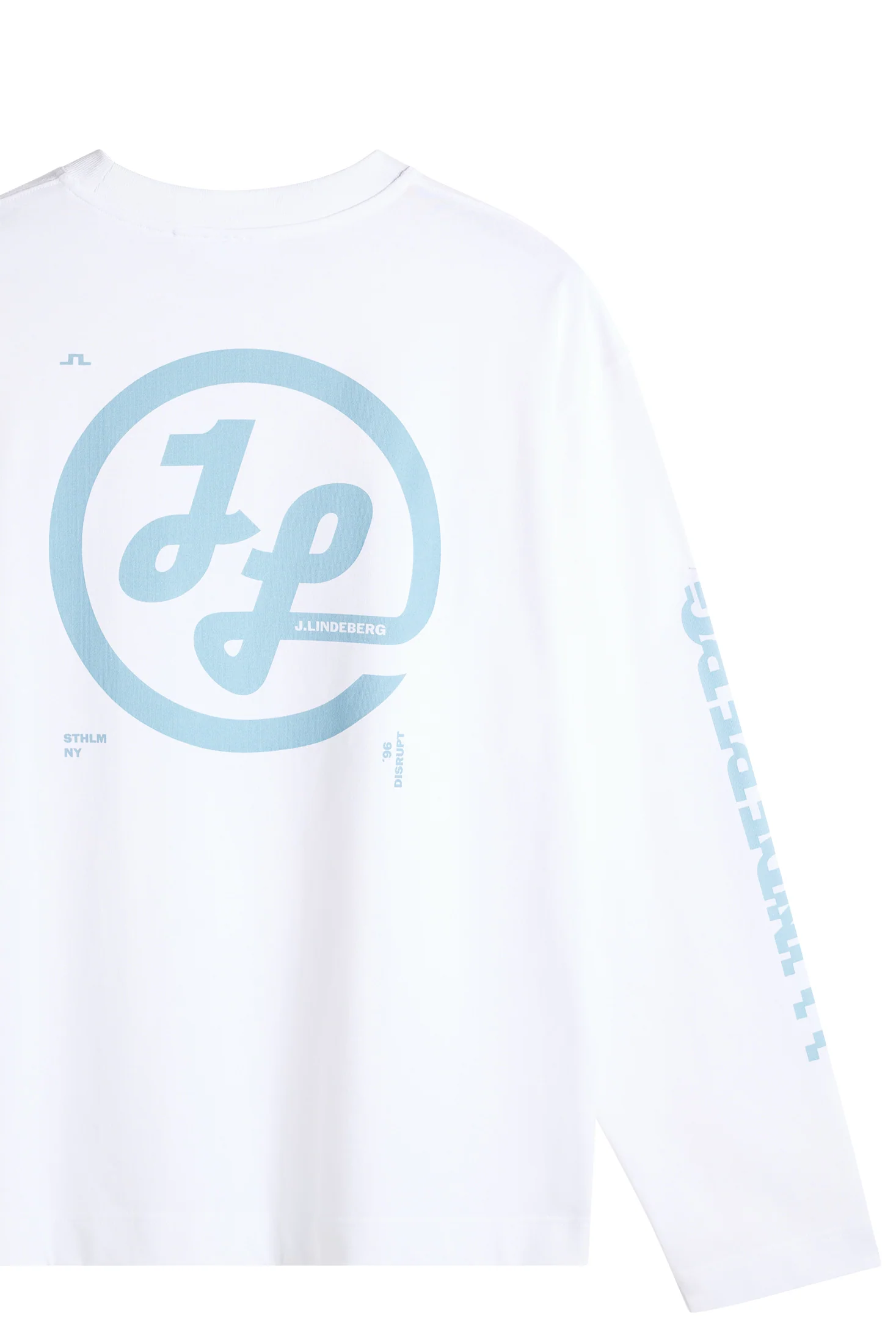 Walsh LS Print T-shirt / White - Image 8