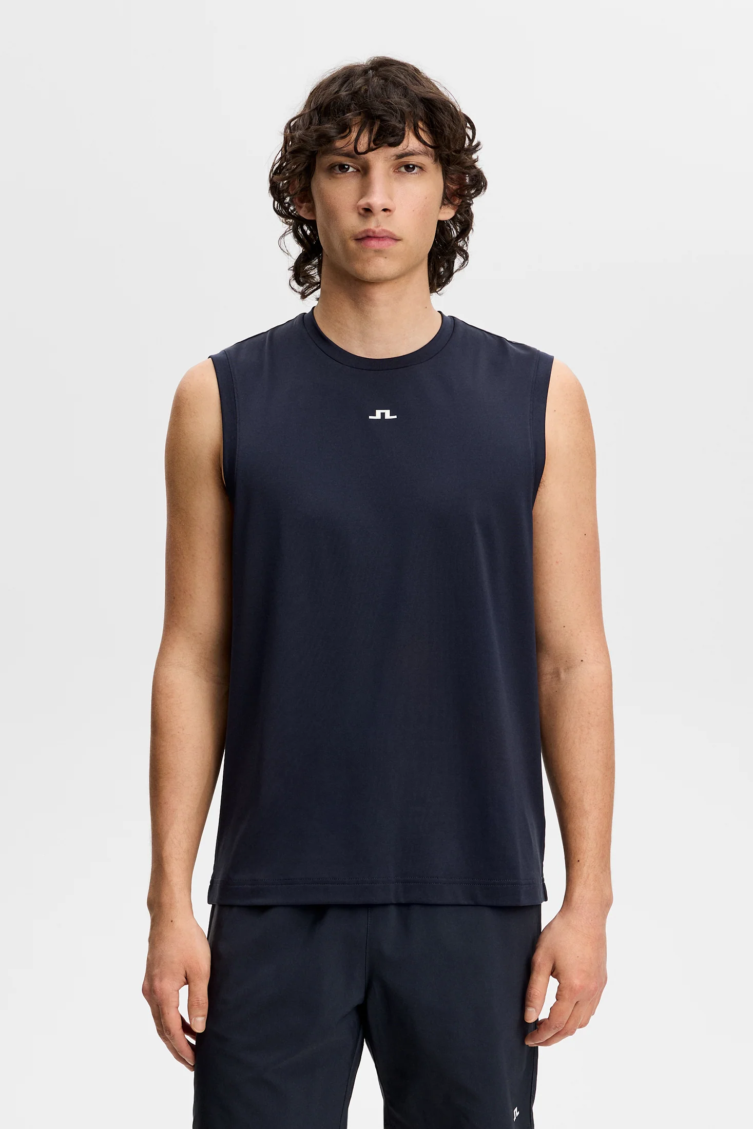 Xander Sleeveless Tee / JL Navy - Image 3
