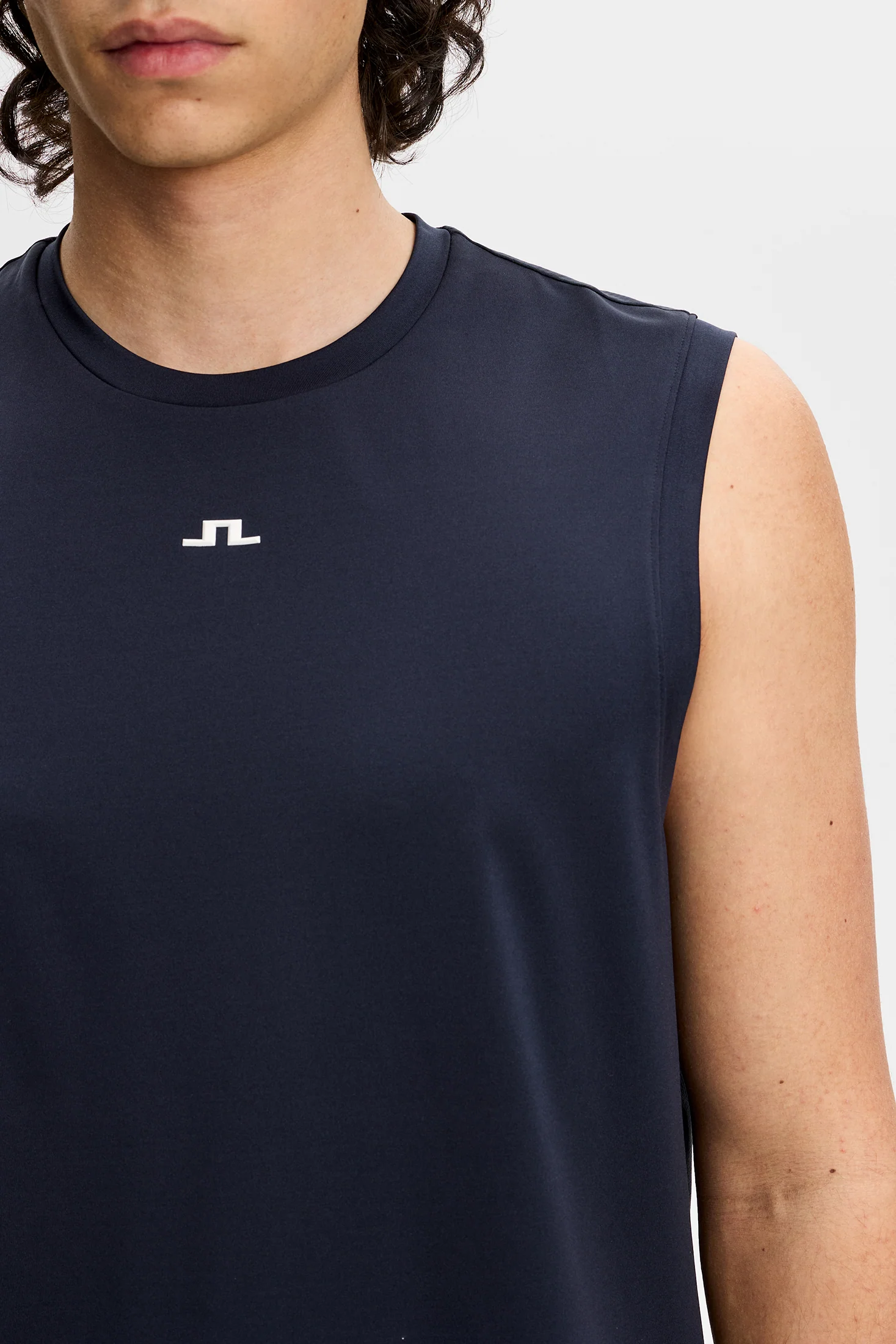 Xander Sleeveless Tee / JL Navy - Image 6