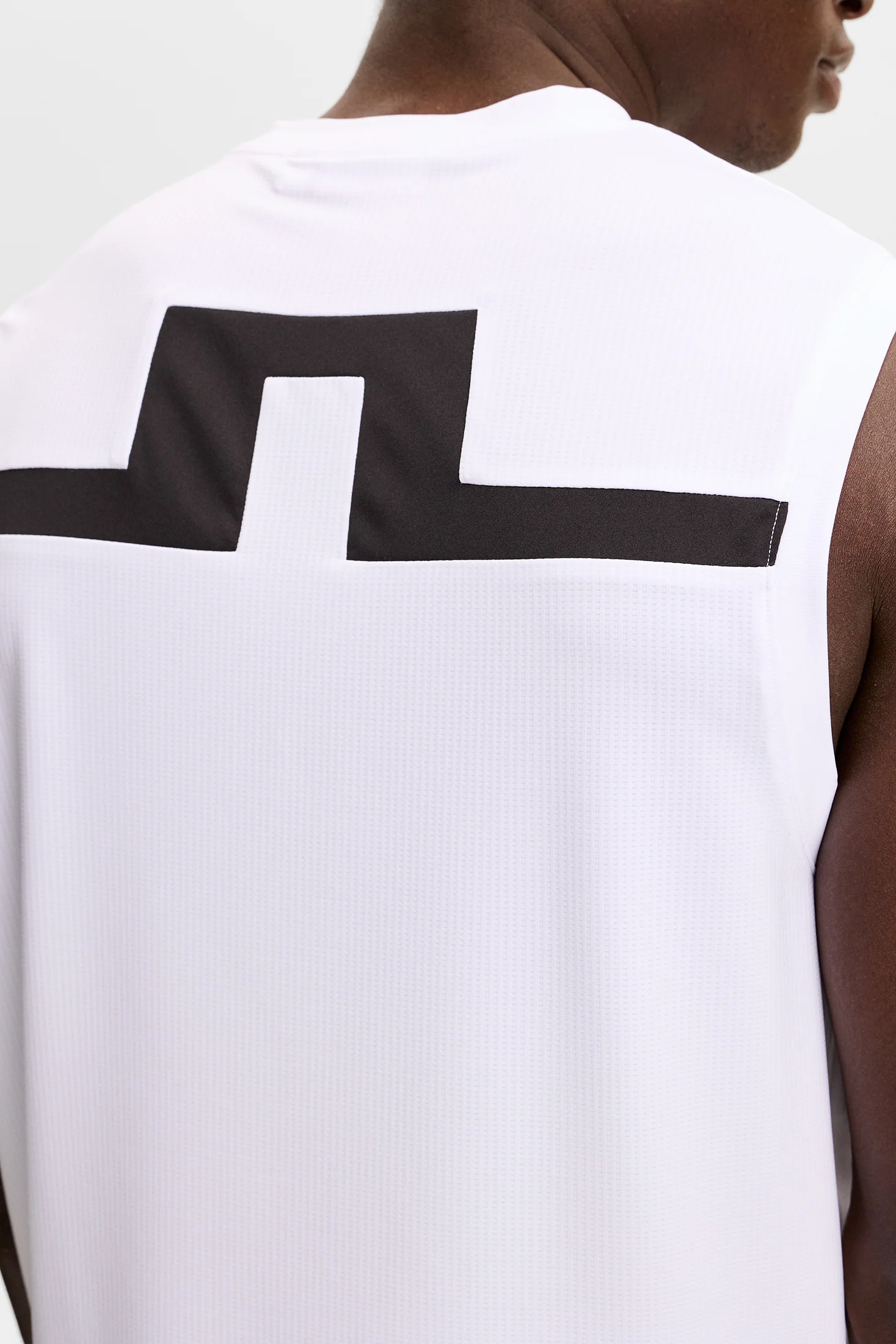 Xander Sleeveless Tee / White - Image 6