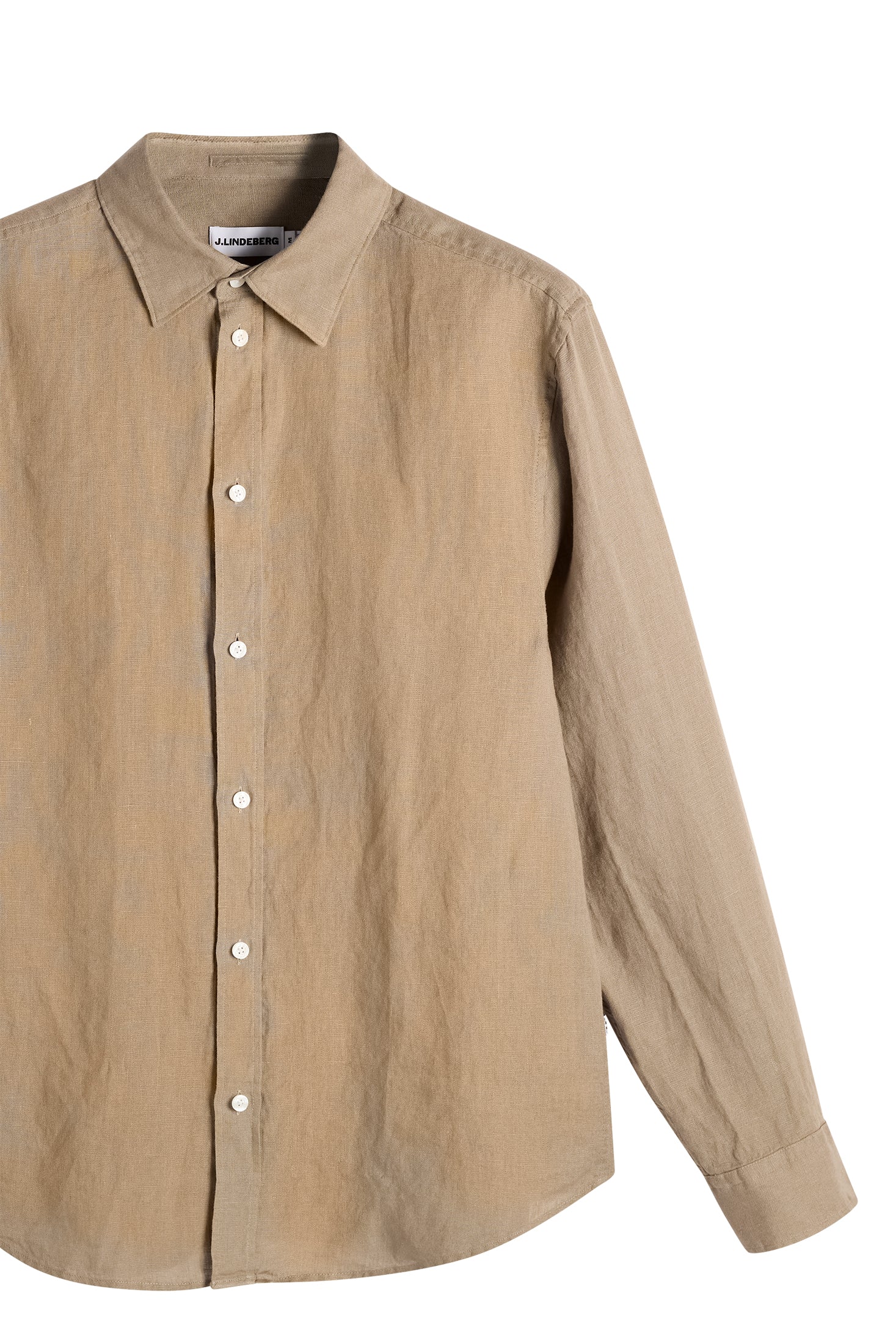 Zachary Clean Linen Shirt / Brindle - Image 6